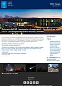 ESO Organisation Release eso1350de-at - Erweiterung zum ESO-Hauptsitz eingeweiht — Neue Gebäude am ESO-Hauptsitz offiziell freigegeben