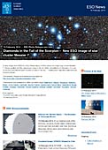 ESO Photo Release eso1406fi - Timantteja skorpionin hännässä — ESOn uusi kuva tähtijoukosta Messier 7