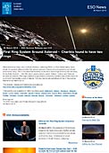 ESO Science Release eso1410fi - Ensimmäinen asteroidia kiertävä rengasjärjestelmä — Chariklolta löydettiin kaksi rengasta
