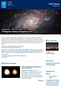 ESO Photo Release eso1424pl - Galaktyka w Trójkącie na zdjęciu z VST