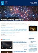 ESO — Kolorowe nagromadzenie gwiazd w średnim wieku — Photo Release eso1439pl