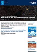 ESO — Minne kaikki tähdet katosivat?  — Photo Release eso1501fi