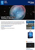 ESO — En døende stjerne spøger — Photo Release eso1532da