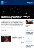 ESO — ALMA går i dybden med Hubble Ultra Deep Field — Science Release eso1633da