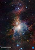 Poster: VISTA's infrared view of the Orion Nebula