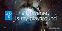 Sticker: The Universe in my playground