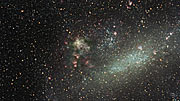 Zooming in on the VISTA view of the Tarantula Nebula 