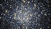 Inzoomning på klothopen Messier 55