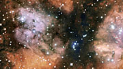 Panorâmica da maternidade estelar NGC 6357