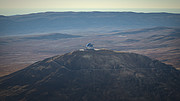 Artist's view of the ELT on Cerro Armazones