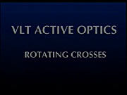 Wonders of active optics: rotating crosses