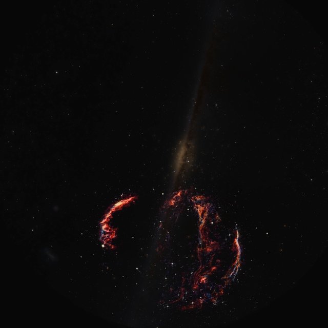 Artist's impression of the Veil Nebula (fulldome)