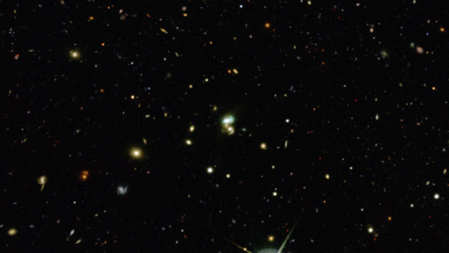 La galaxie Haricot vert J2240
