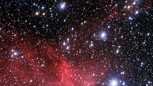 Sterrenhoop NGC 3572 en omgeving onder de loep