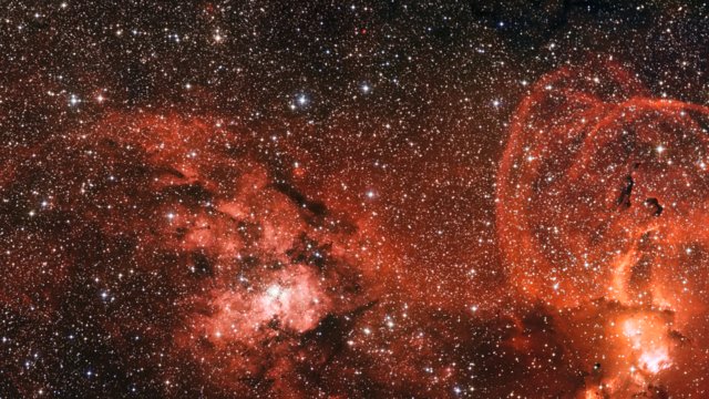 Zooma in på stjärnbildningen i södra Vintergatan