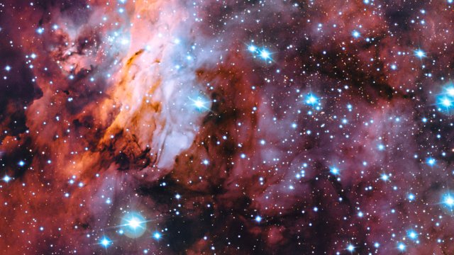 Panorâmica da Nebulosa do Camarão
