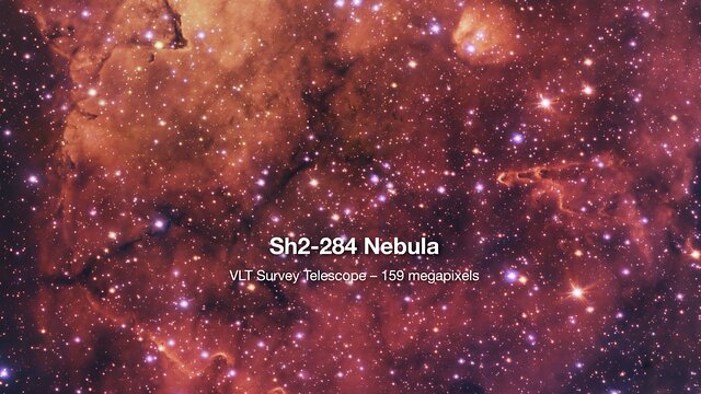 Aproximação à nebulosa Sh2-284 (sem texto)