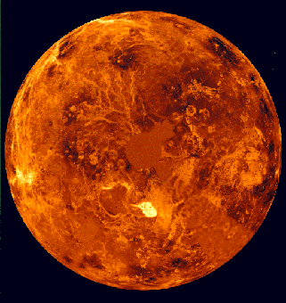 Venus radar image - NASA