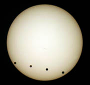 Venus Moves Across the Sun