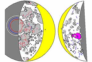 Mariner 10 provisional maps of Mercury