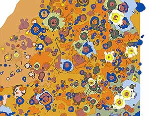 Geological map of Mercury craters