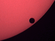 Venus Exiting the Solar Disc