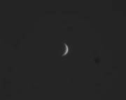 Venus' Slim Crescent