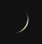 Venus' Very Slim Crescent