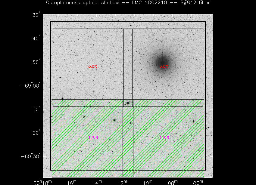 Progress for LMC NGC2210 in B@842-band