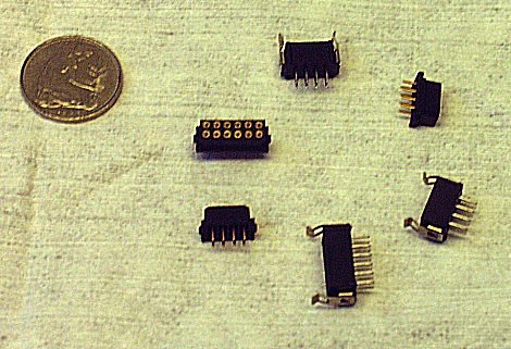 Small black internal connectors