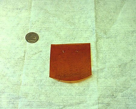 Orange Kapton foil