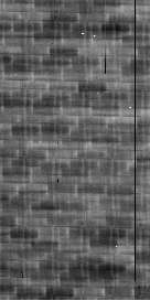 400 nm low level flat field image of CCD Belenos