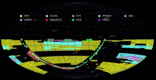 Progress of Pulic Surveys with VISTA and VST