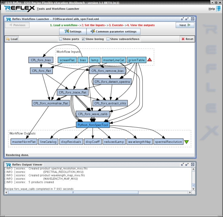 An example of FORS MXU workflow using the interactive tools