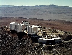 An
aerial view of Paranal Observatory