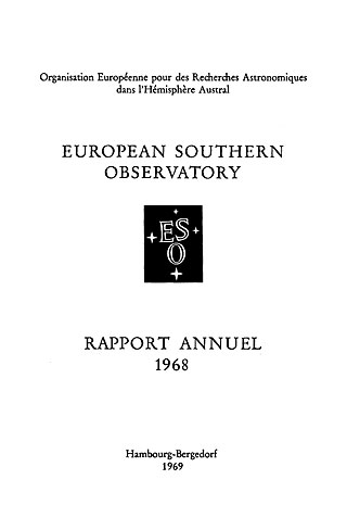 ESO Annual Report 1968 (French)