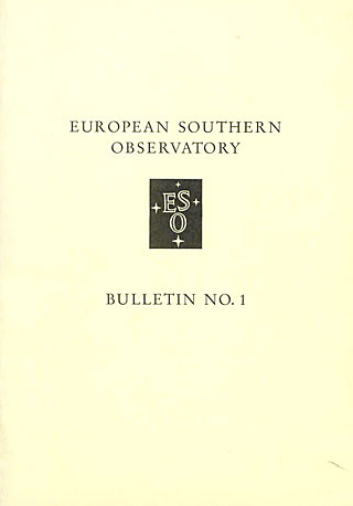 Bulletin 01 - European Southern Observatory 