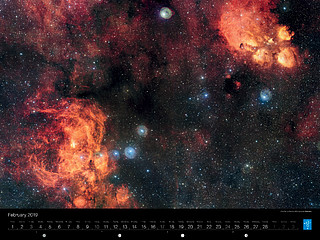 February - The Cat’s Paw and the Lobster Nebulae