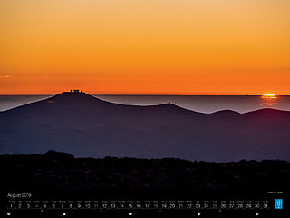 August - Sunset over Paranal