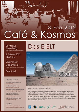 Poster: Café & Kosmos 8 February 2012