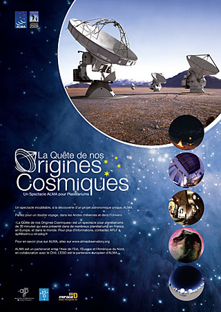 Poster: In Search of our Cosmic Origins - In French