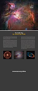ALMA Sky Exhibition Panel (90 x 216 cm, English and German)