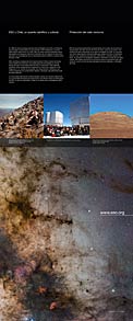 ESO and Chile Exhibition Panel (90 x 216 cm, 2015, Spanish)