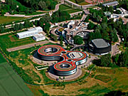 Aerial view of the ESO Headquarters