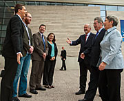 The President of Austria, Heinz Fischer is welcomed to ESO’s premises in Santiago