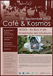 Poster zu Café & Kosmos am 19. September 2013