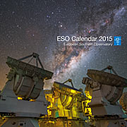 Capa do calendário do ESO para 2015