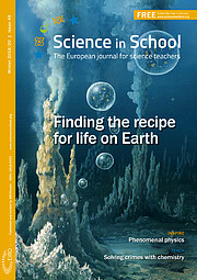 Titelseite von Science in School Ausgabe 49