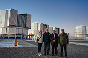 President of the Czech Republic and Chilean Minister of Foreign Affairs at ESO’s Paranal Observatory