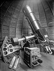 El telescopio del Observatorio Manuel Foster en el cerro San Cristóbal